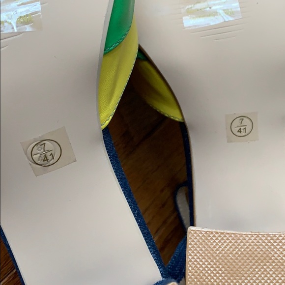 COPY - ModCloth Denim Rainbow Heels SE71043 NEW! - Picture 4 of 8